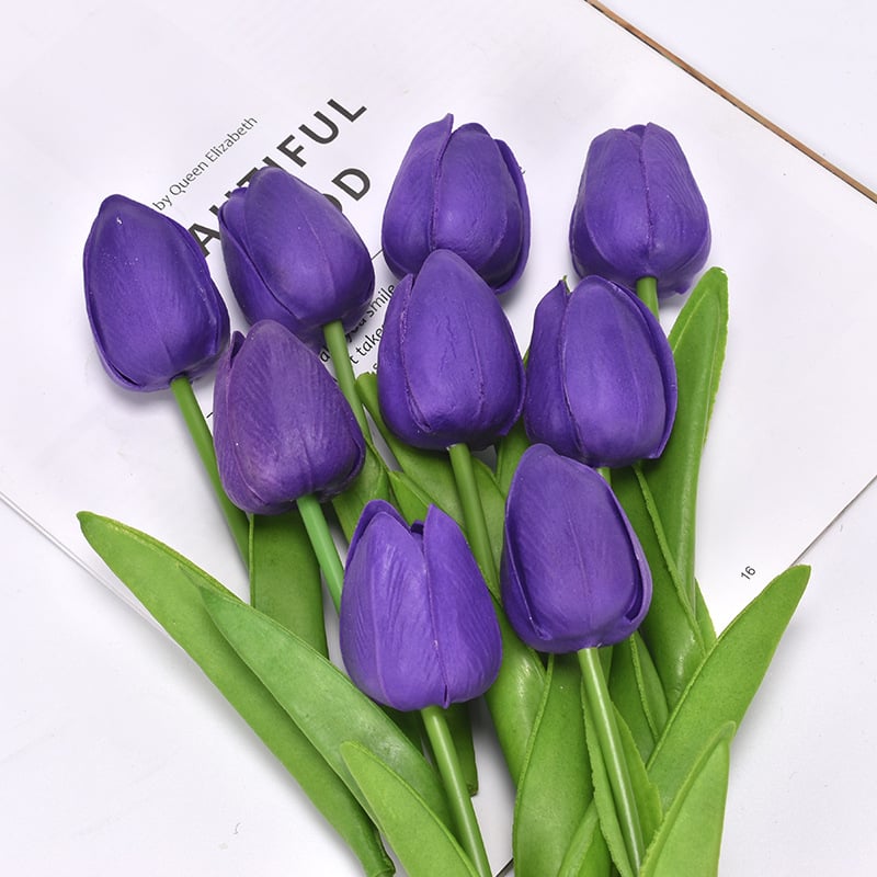 ✨This Week's Special Price $14.95💥UV Resistant Lifelike Artificial Tulips Flowers💐