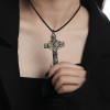 ✝️100% Handmade Crown Of Thorns Cross Neckla(𝐉𝐚𝐜𝐤 𝐌𝐢𝐥𝐥𝐞𝐫 𝐇𝐚𝐧𝐝𝐦𝐚𝐝𝐞®)