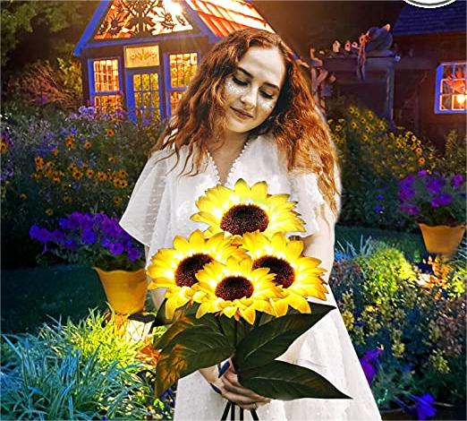 🔥LAST DAY SALE 49% OFF🌻Waterproof Solar Sunflower Light🔥