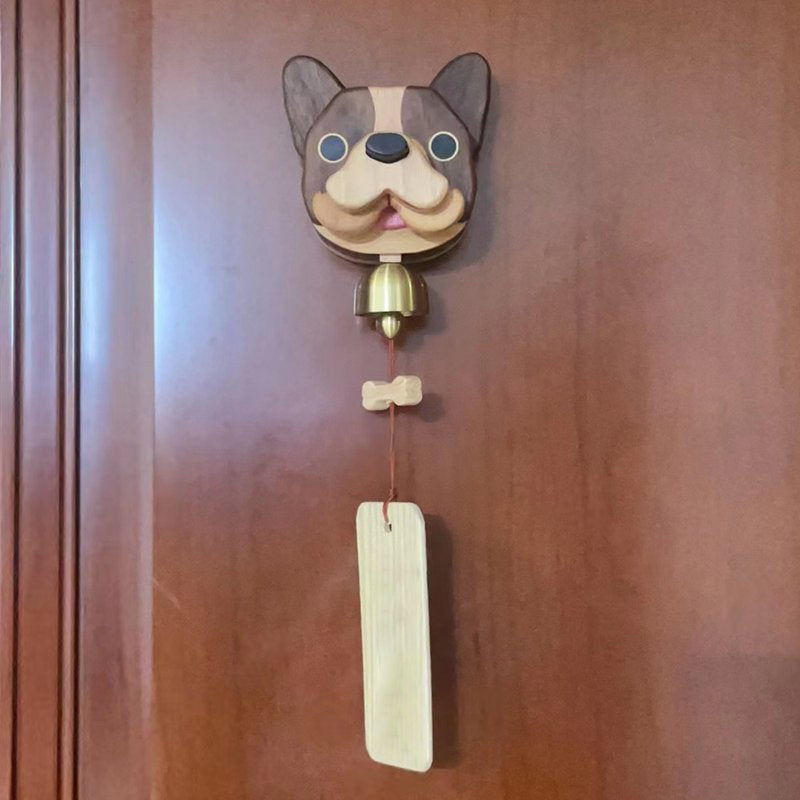 🔥Last Day 49% OFF🎁Handcrafted Wooden Shiba Inu Doorbell Wind Chime