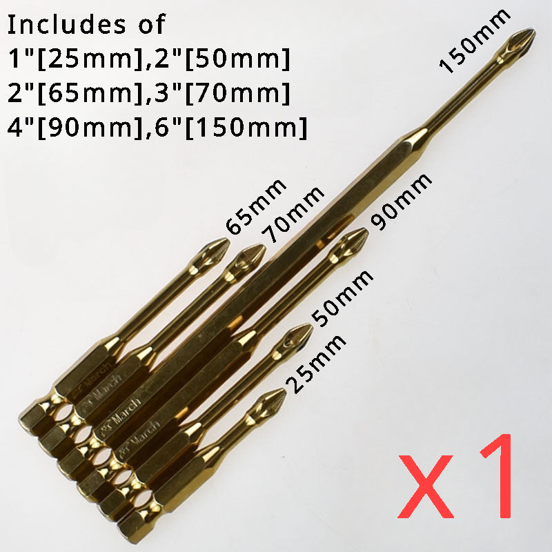 2024 Magnetic Screwdriver Bit(S3 Alloy Steel)