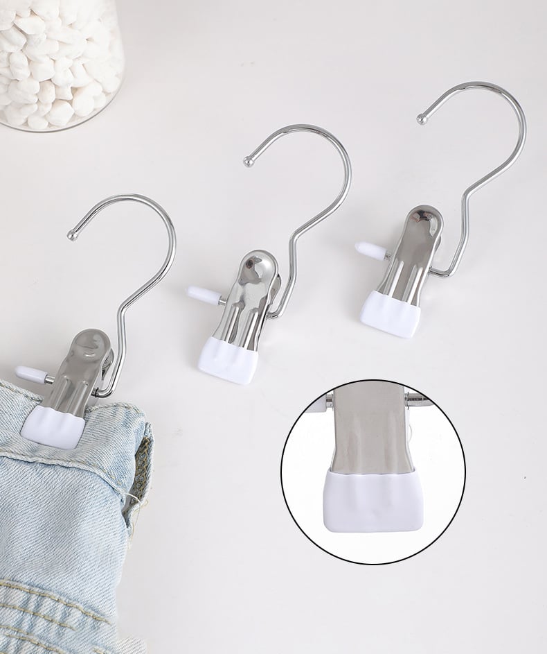 【🔥The 2023 The best closet helper-49% OFF】Anti-Rust Clip-Space Saving Clothespin Hook