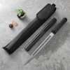 Four-section carbon steel combination stick knife
