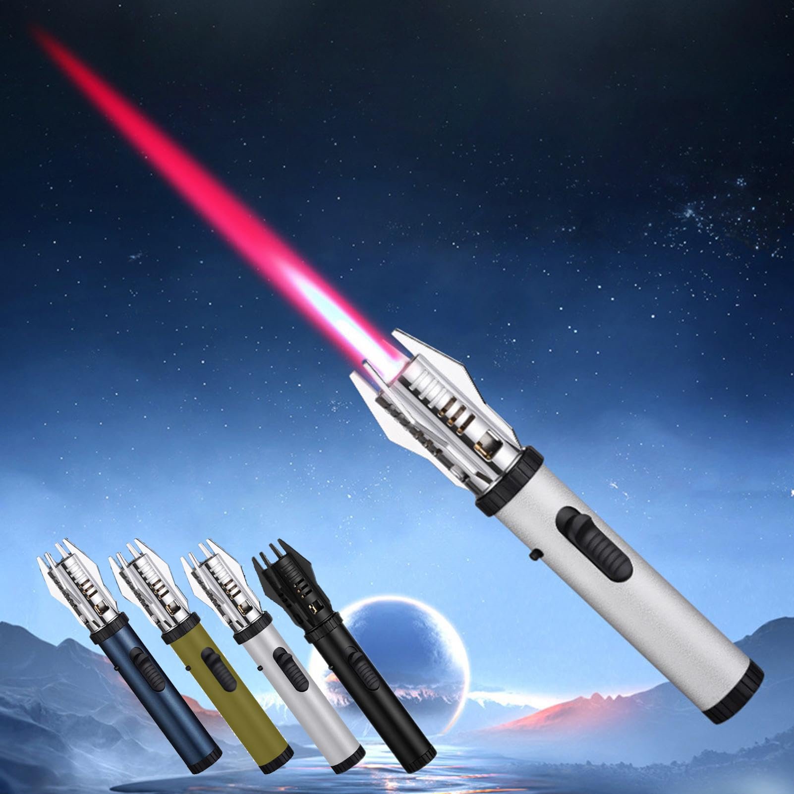 🔥Last Day Promotion 48% OFF-🔥- 360° Windproof Lightsaber Torch Flame Lighter