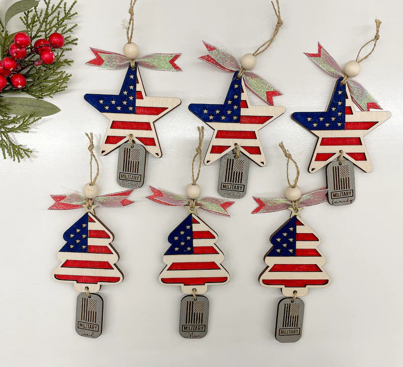 🎄🎖️Patriot's Pride Holiday Ornament