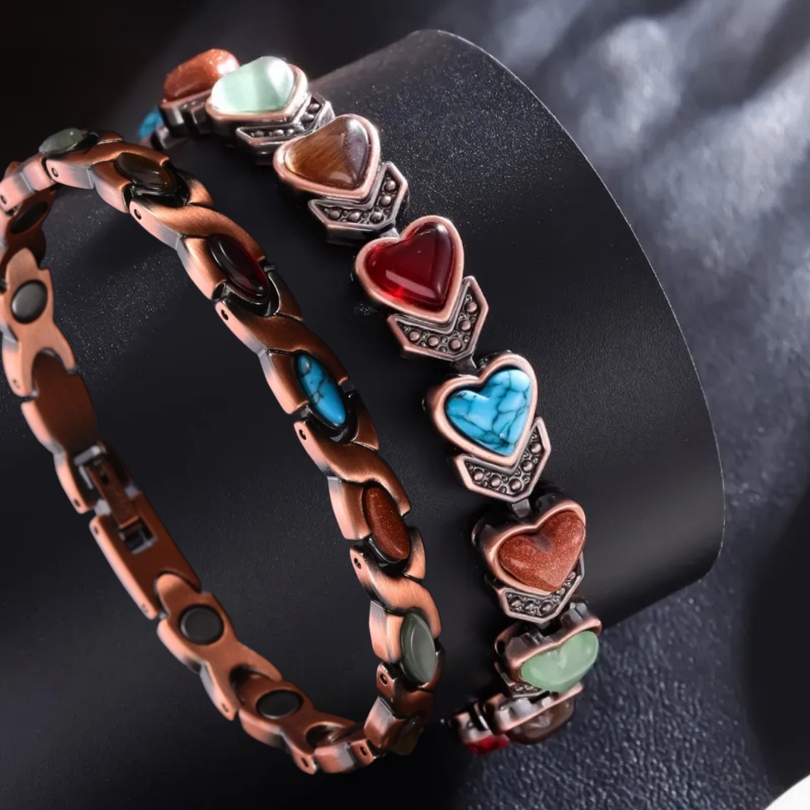 🚀 Fresh Week Fresh Discounts 60% OFF- Pure Solid Copper Magnetic Bangle for Women🎁Buy 2 Free Shipping