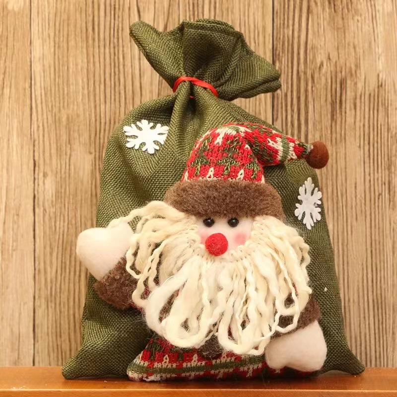 🎄CHRISTMAS HOT SALE - 48% OFF🎁3D Doll Drawstring Christmas Gift Bags