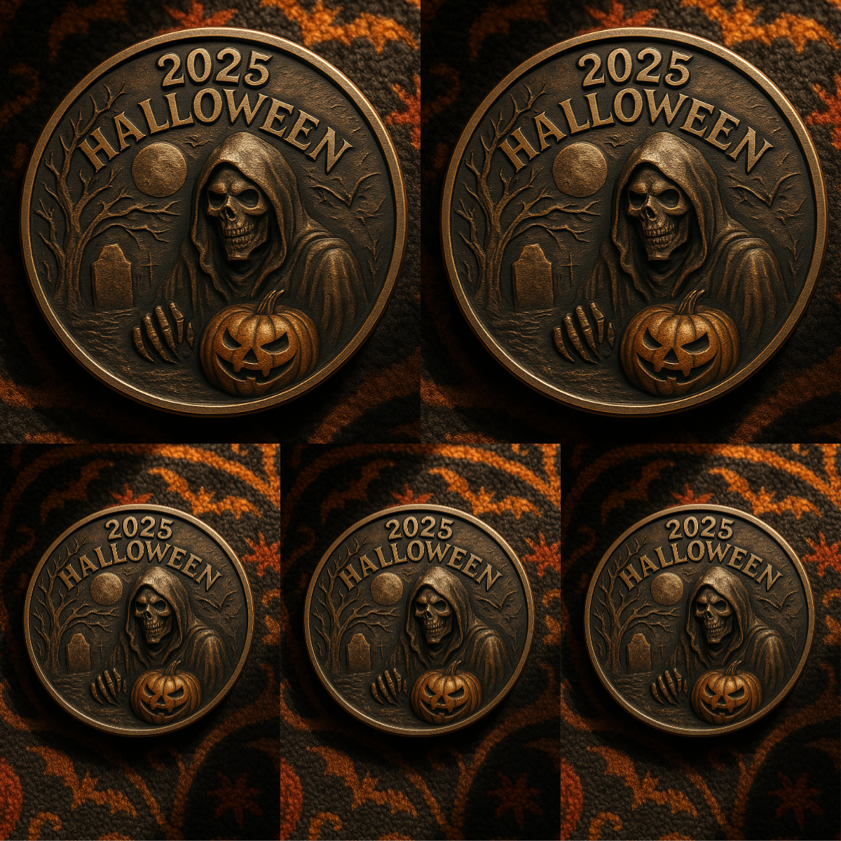 🏆Flash Sale 60% OFF - 🎃Halloween Reaper Coin – Reaper Lingers, Halloween Whispers