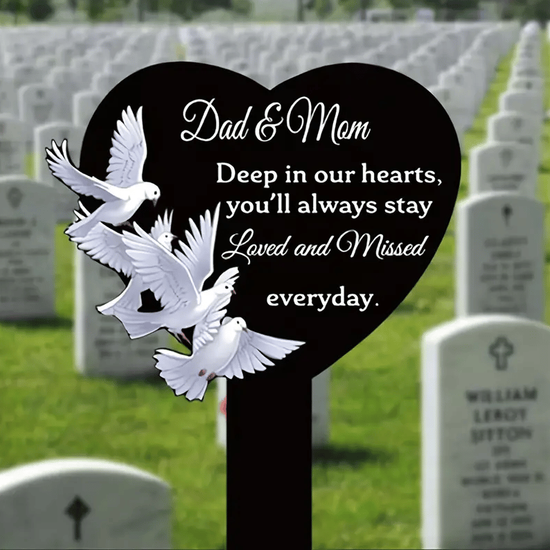 💖Eternal Heart Memorial Plaque