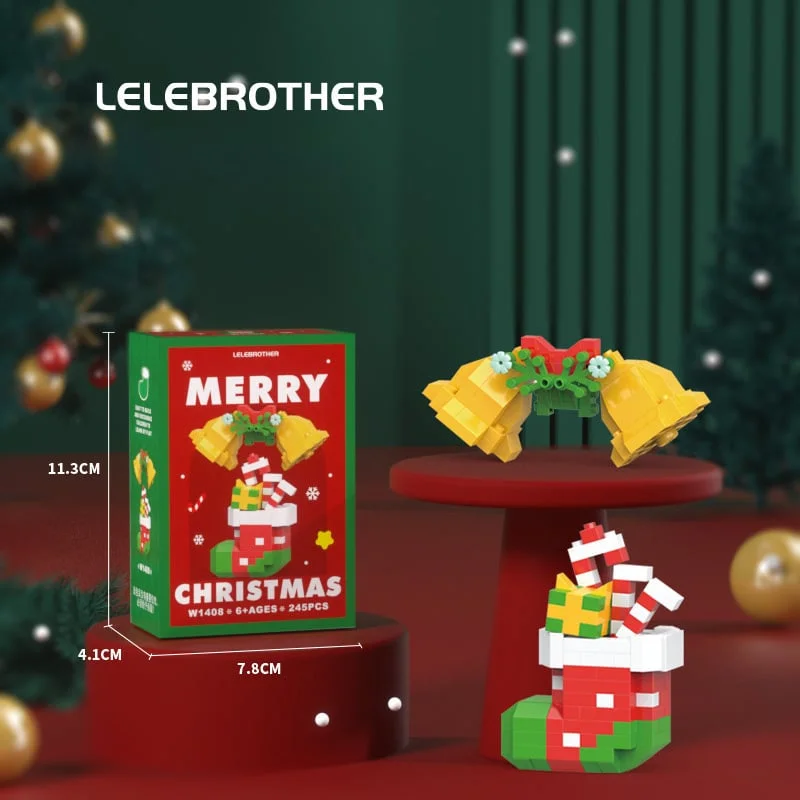 🎁Limited Time 50% OFF-🎄Santa Claus Design Building Blocks Toy