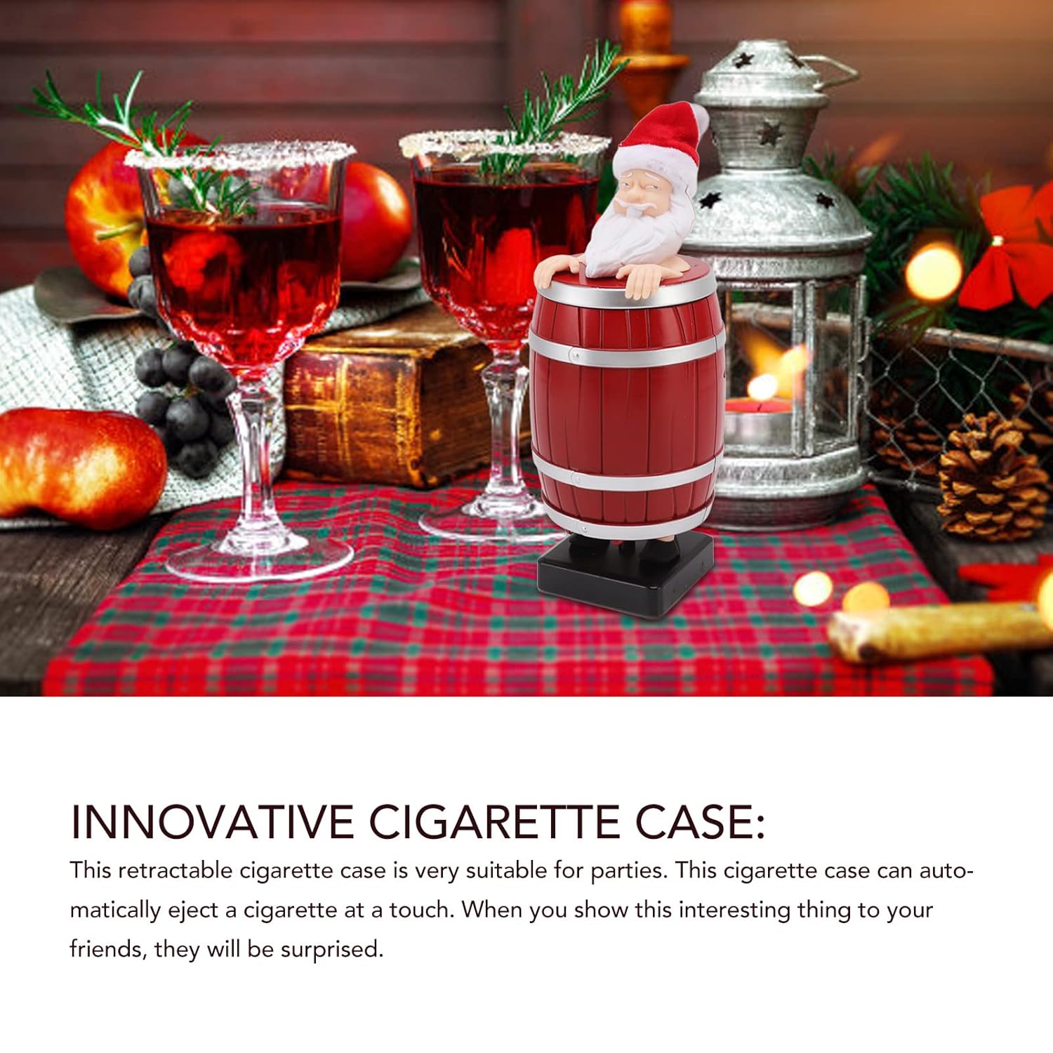 🎄Christmas Flash Sale-49% OFF--🎅🎁Humorous Santa Claus Cigarette Case