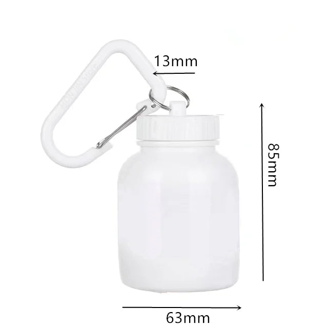 Portable Protein Bottle With Keychain