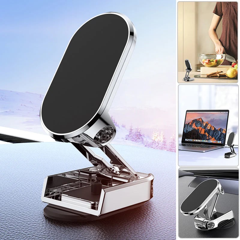 🔥zeitlich begrenzt 50 % Rabatt🔥 Klappbarer Autotelefonhalter aus Metall