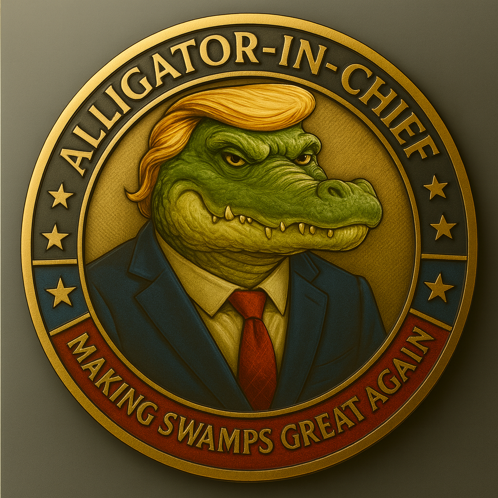 🐊 Alligator-in-Chief Challenge Coin