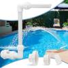 🎁Last Day Sale - 50% OFF🌊Solar Pool Fountain with Lights Dual Arc - Above/Inground Pool Fountain Lights with Remote Control