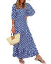 💥Special sale - Women's Puff Sleeve Floral Boho Maxi Dress
