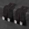 TwinHook Leather Car Headrest Hangers