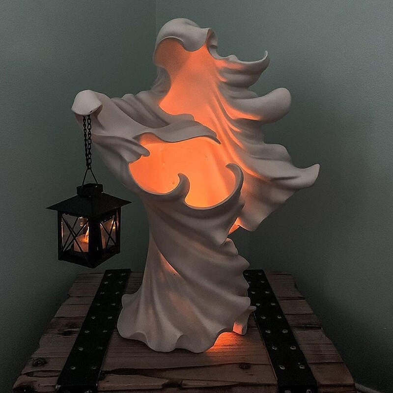 🎃Early Halloween Promotion 50% OFF👻 Uwariloy Faceless Ghost Sculpture Halloween Decorations