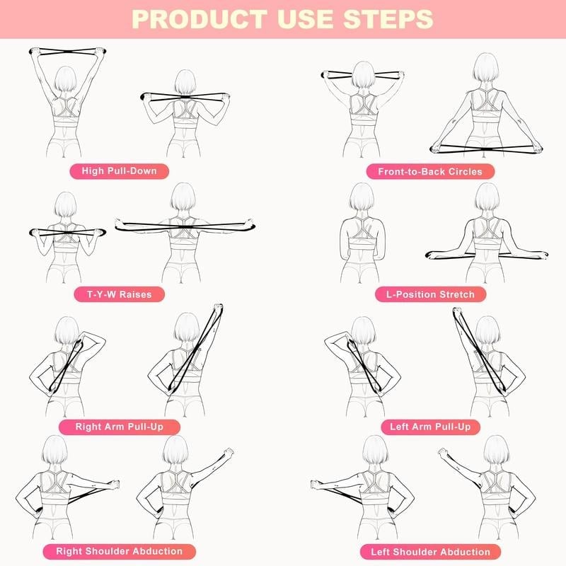 🎁Last Day Sale - 70% OFF🔥Resistance Bands, Figure 8 Exercise Bands for Women Men -🚚Buy 2 Free Shipping