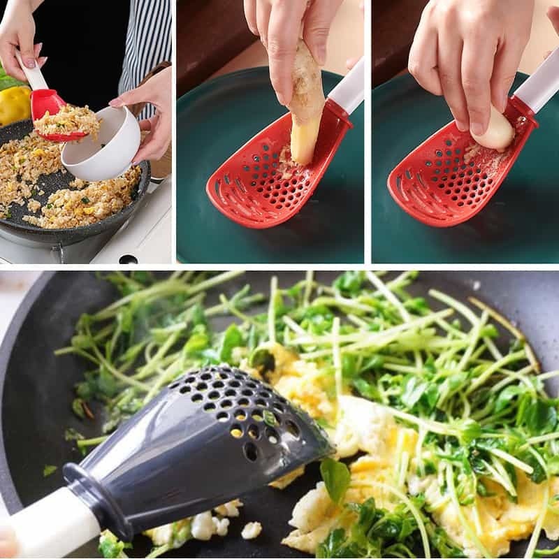 (🎄Christmas Hot Sale🔥🔥)Multifunctional Kitchen Cooking Spoon--buy 5 get 5 free & free shipping(10pcs)