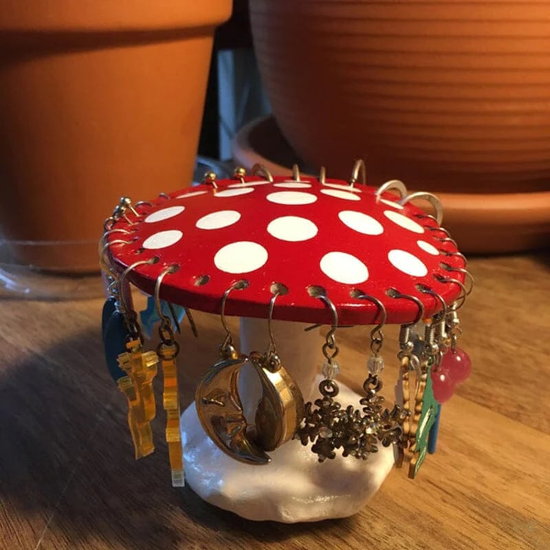 🎄TikTok Christmas Sale - 70% OFF🎄Cute Mushroom Earring Holder🍄