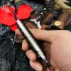 Outdoor camping portable integrated steel shovel knife