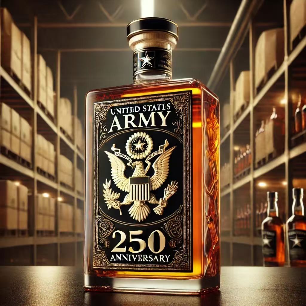 🔥Limited Edition🎁250th Anniversary U.S. Military Commemorative Bottle