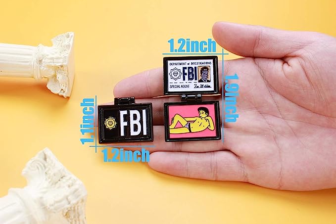 🎃Halloween Early Sale 50% OFF🔥Novelty FBI ID Card Pin