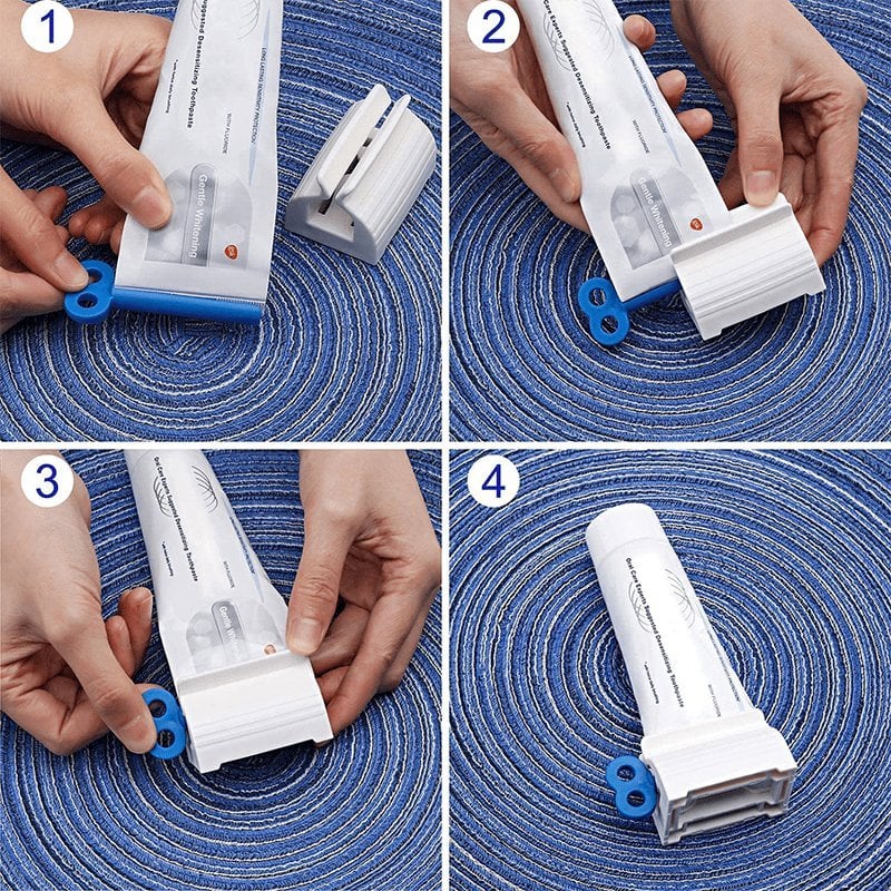 (🔥Last Day Promotion- SAVE 50% OFF)Rolling Toothpaste Squeezer - Buy 4 Get 4 (8 PCS & FREE SHIPPING)