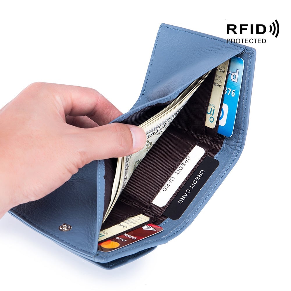 🎄TikTok Christmas Sale - 70% OFF🎄2024 New Genuine Leather RFID Blocking Card Holder Organizer Pocket Mini Wallet