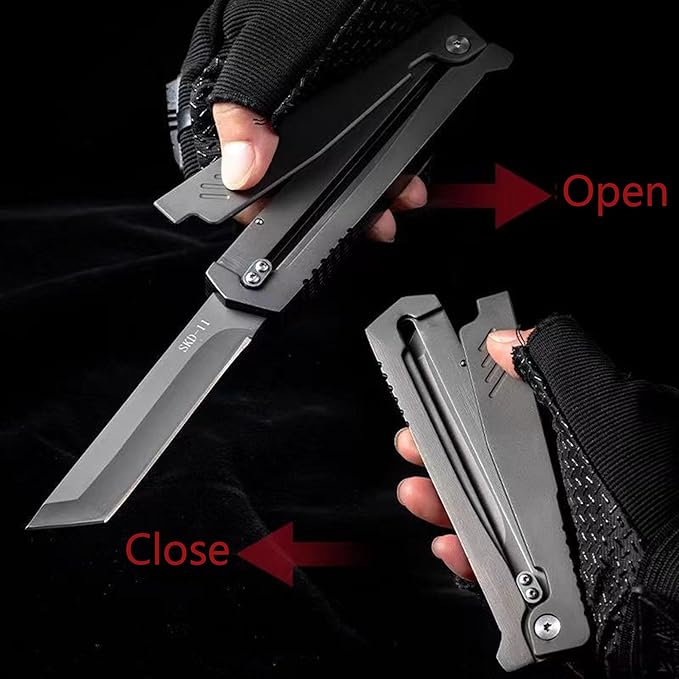 SKD-11 Steel Gravity Pocket Knife
