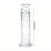 Big Crystal Clear Jelly Realistic Dildo With Suction Cup Plug Butt Plug - YJ-14