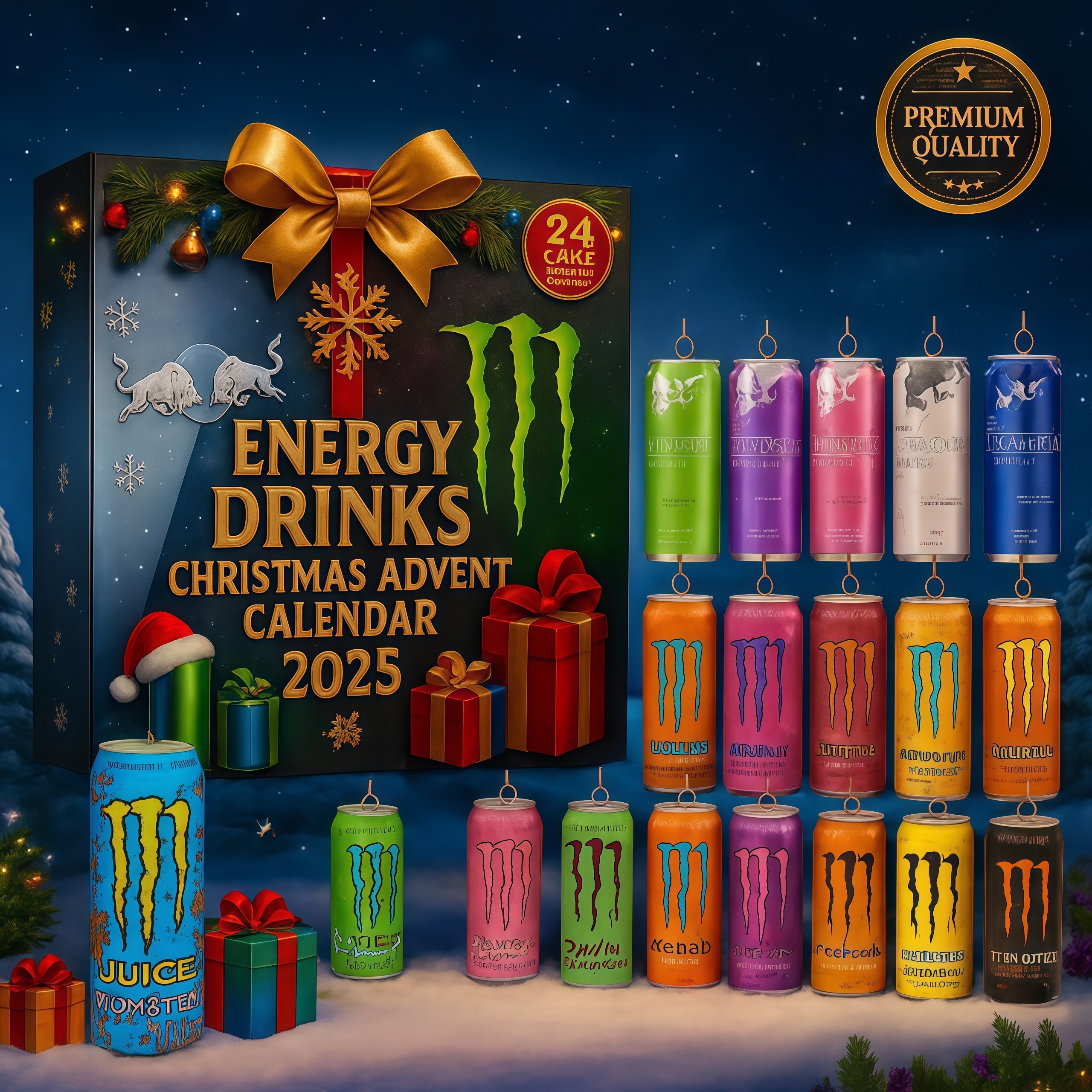 Energy Drink Can Advent Calendar 2025 (2) Energy Drink Can Advent Calendar 2025 (2)
