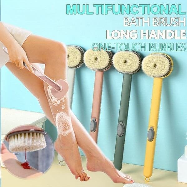 (🔥Hot Sale - 49% OFF) Long Handle Liquid Bath Brush🔥BUY 4(25$ off & FREE SHIPPING)