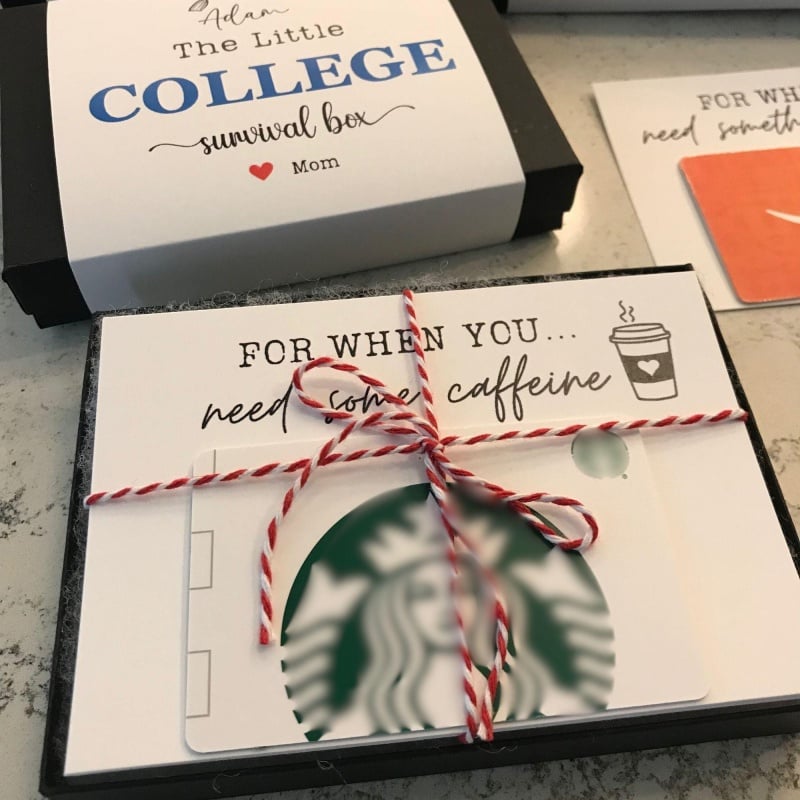 College Gift Card Book