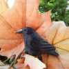 Handmade Crow Woodcarving Ornament(𝐂𝐡𝐚𝐝 𝐒𝐦𝐢𝐭𝐡 𝐇𝐚𝐧𝐝𝐦𝐚𝐝𝐞®)
