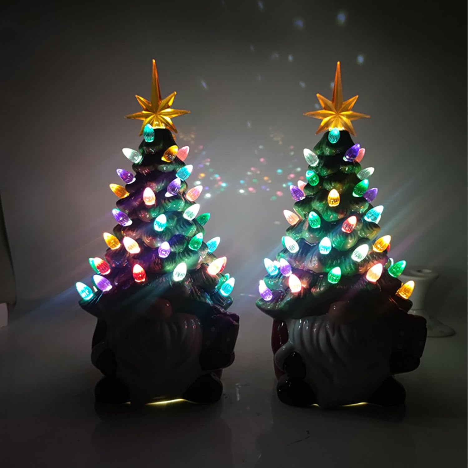 Christmas 2024 New Luminous Resin Gnome Decorative Lights