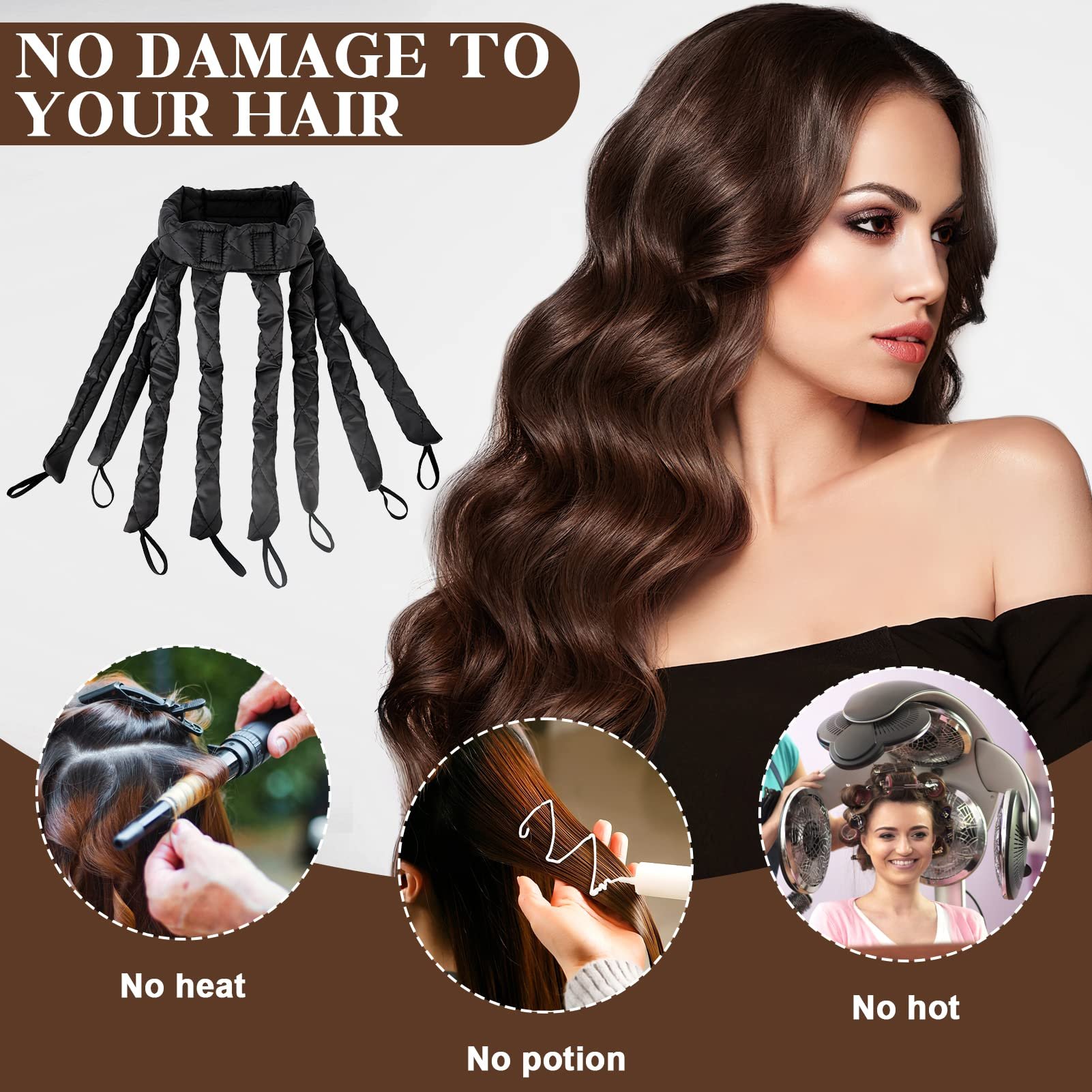 💖Mother's Day Promotion 48% OFF-🎁- Heatless Octopus Curler🔥