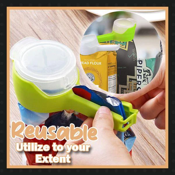 (💗Mother's Day Sale-40% OFF) Seal Pour Food Storage Bag Clip-BUY 5 GET 3 FREE & FREE SHIPPING