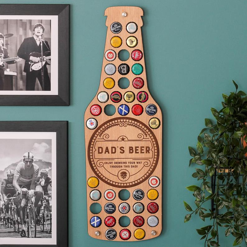 💥Early Summer Hot Sale 50% OFF🍺 Wall Art Beer Bottle Cap Holder (BUY 2 SAVE 10% & FREE SHIPPING)
