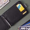 Extra-large capacity thin leather pull-wallet - At least 20 cards and a lot of cash