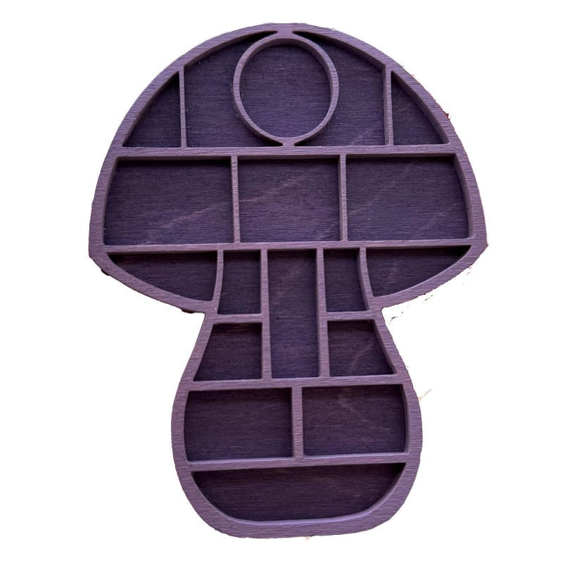 Mini Wooden Display Shelf for Collectibles