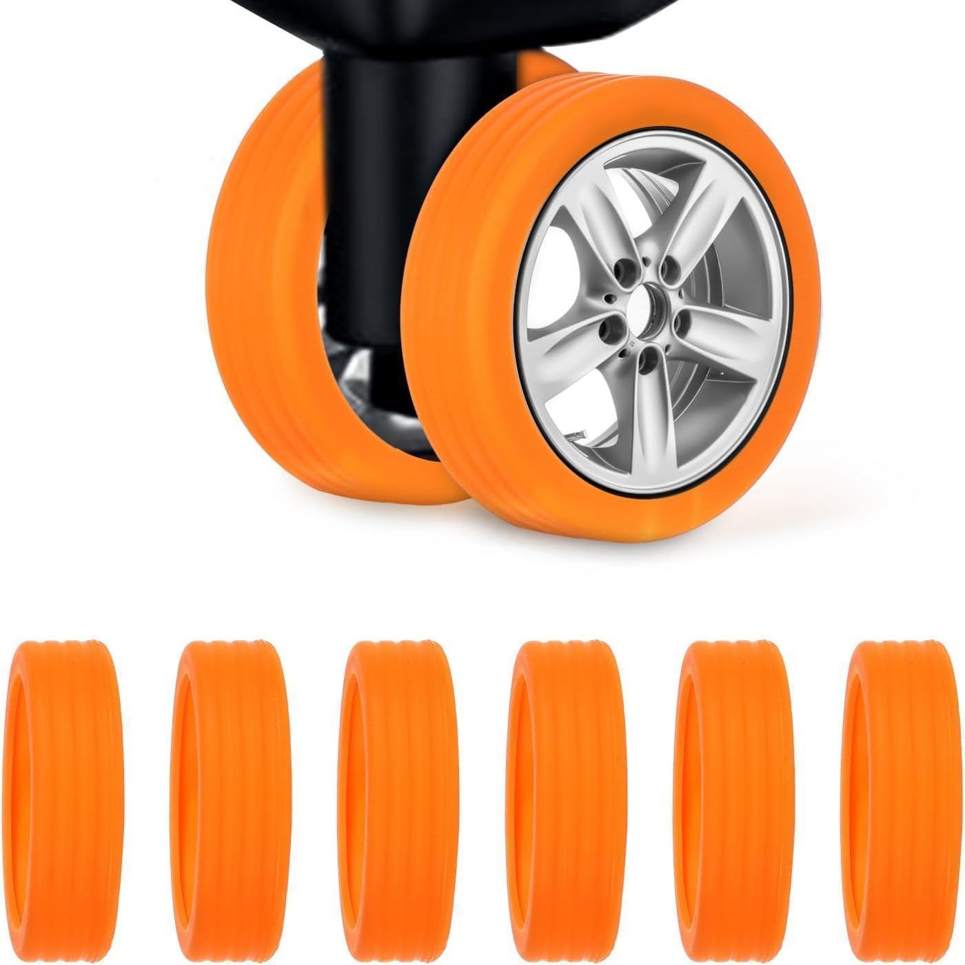 🔥Last Day Promotion 70% OFF🔥Luggage Suitcase Wheels Protection Covers⚡BUY 4 GET 4 FREE