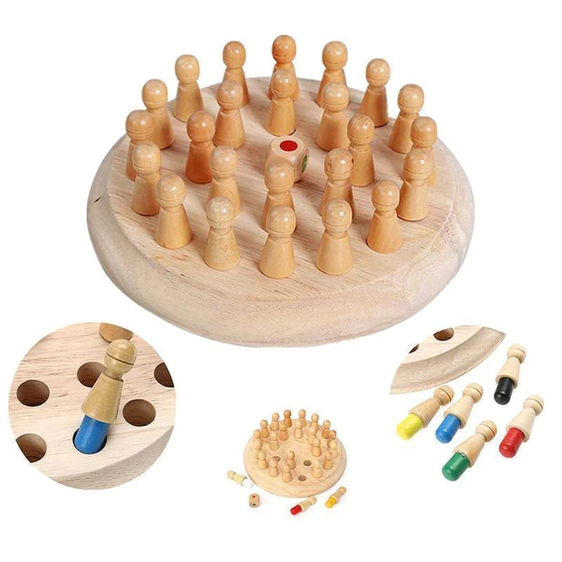 🔥Last Day Promotion 50% OFF🔥Wooden Memory Match Stick Chess