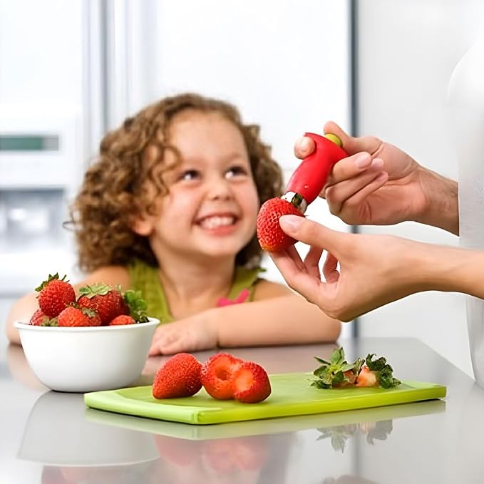 🎁Last Day Sale - 70% OFF🎉🍓Fruit Strawberry Corer Stem Remover🍅