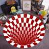 🤩3D Vortex Illusion Carpet Swirl Printed Area Rug Floor Mat