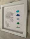 ❤️LARGE Sea Glass Poem/I want to age like sea glass/ Gift