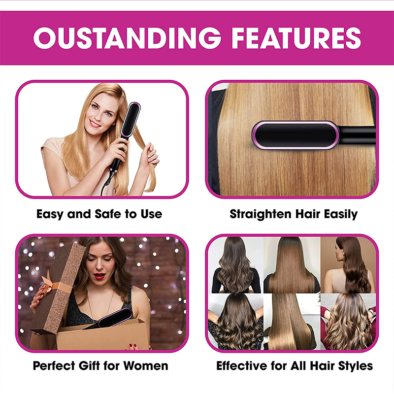 🔥Last Day Promo 55% OFF🔥 Hair Straightener Brush