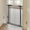 BalanceFrom Easy Walk-Thru Safety Gate for Doorways and Stairways with Auto-Close/Hold-Open Features, 30-Inch Tall, Fits 29.1 - 33.8 Inch Openings, Graphite