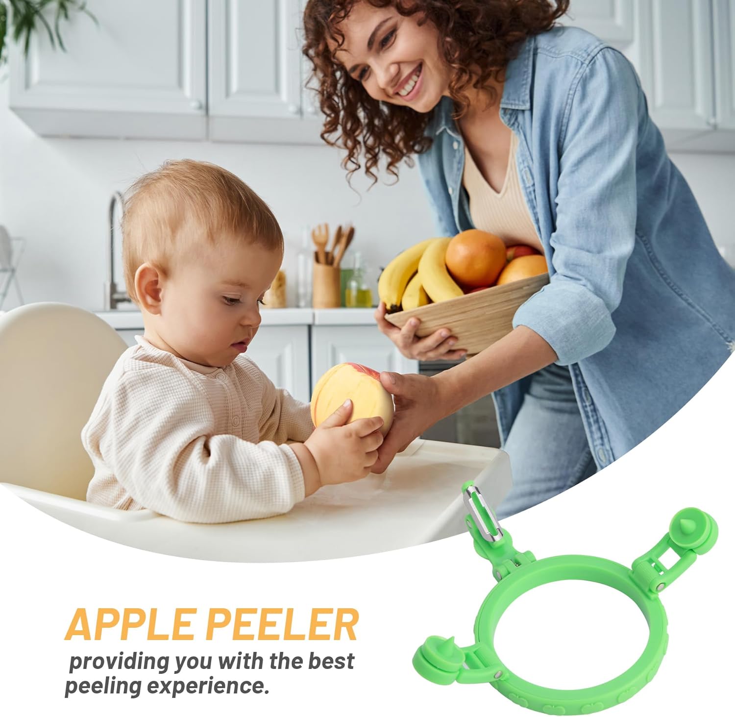 Last Day 49% OFF🔥Handheld Rotating Fruit Peeler